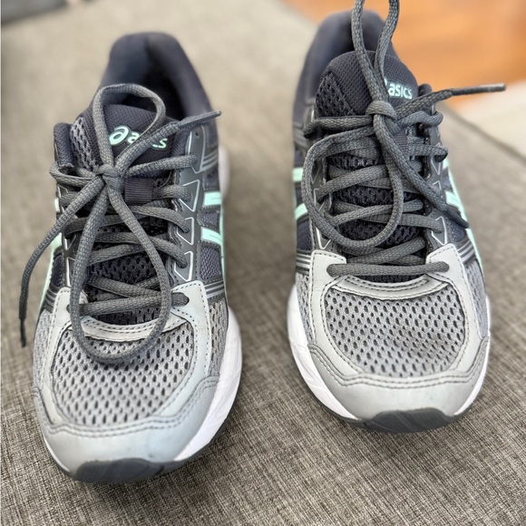 ASICS Running Shoes, Mint Green & Grey women Tennis, Athletic, Gel-Contend 4 - Picture 14 of 16